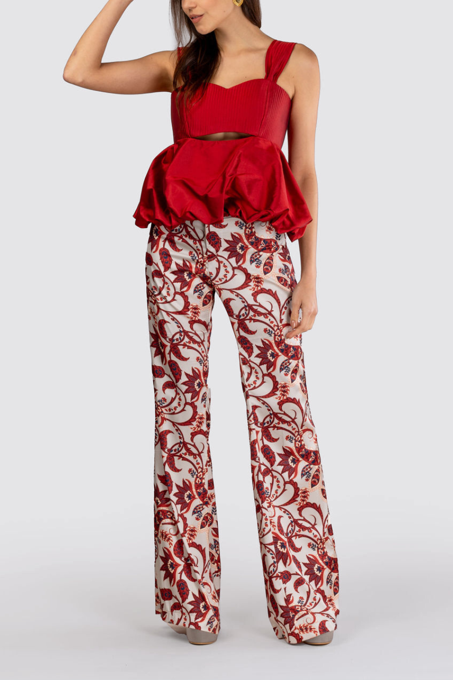 PANTALON MERCEDES ROJO